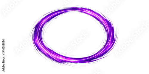 Colorful number zero and round frame made of vibrant rainbow splashes and artistic swirls on a decorative vector background