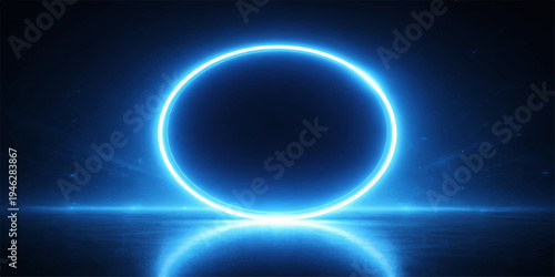 Glowing Earth and bright Sun shine in the deep dark space of the solar universe with stars and a blue atmosphere illustration for astronomy science