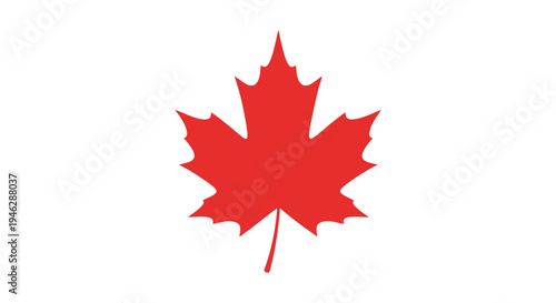 Red Maple Leaf Symbol Canada.