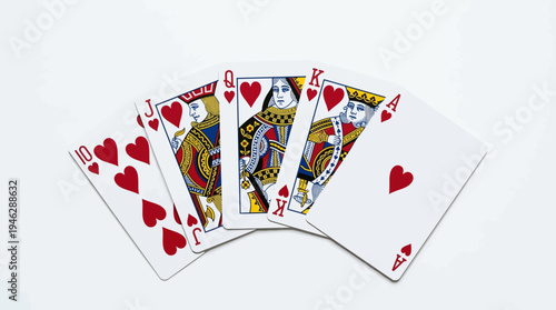 Complete Deck of 52 Playing Cards Vector | Spades Clubs Hearts Diamonds | Full Standard Poker Vector Set | Educational Probability Illustration | Casino Game Design Vector Artwork