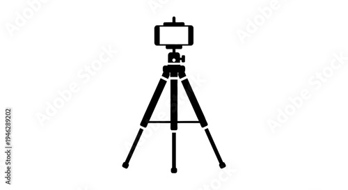 Camera Tripod Silhouette Photography Equipment.