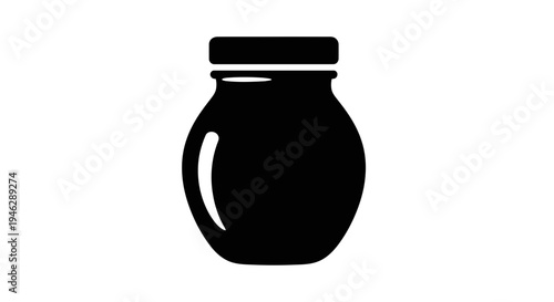 Black Silhouette of a Mug.