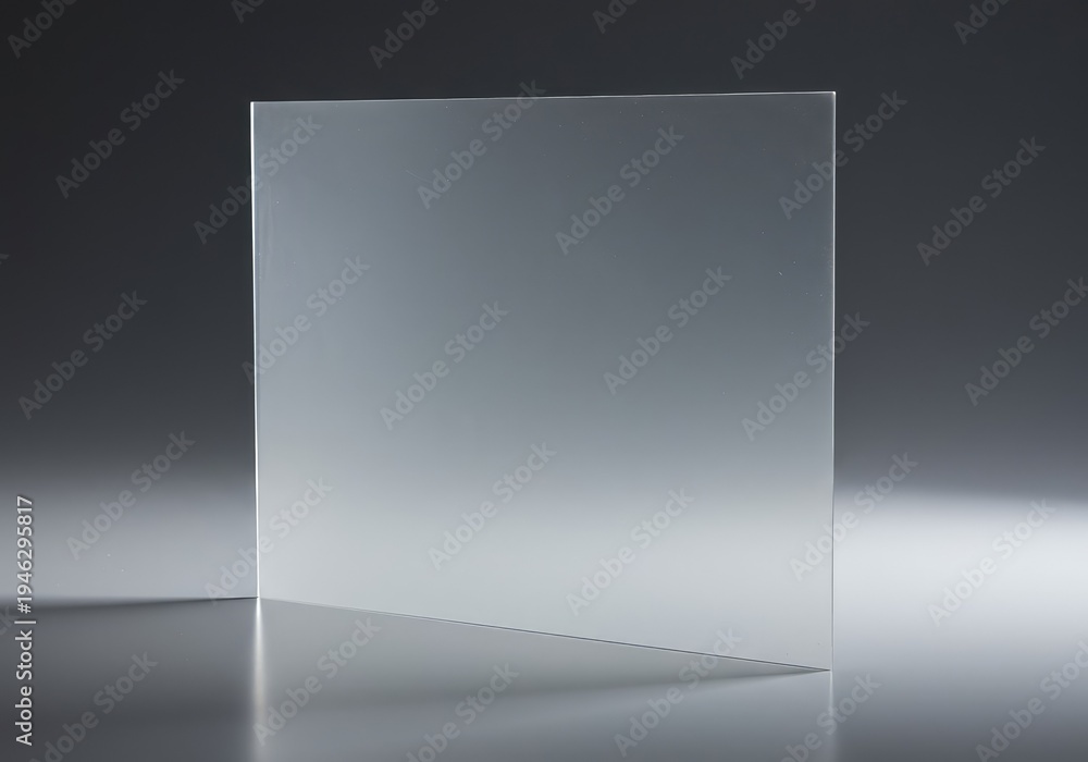 Fototapeta premium Abstract background featuring a smooth, matte translucent plastic sheet diffusing soft light, creating subtle shadows, wall, diffuse, design