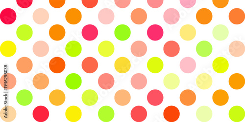 Orange dot pattern background. Dot pattern background. Polkadot. Dot background. Seamless pattern. for backdrop, decoration, Gift wrapping. Halftone vector Technology Background