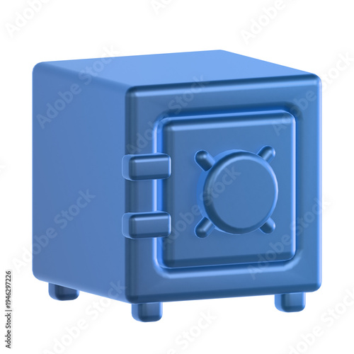 Safe box 3D icon