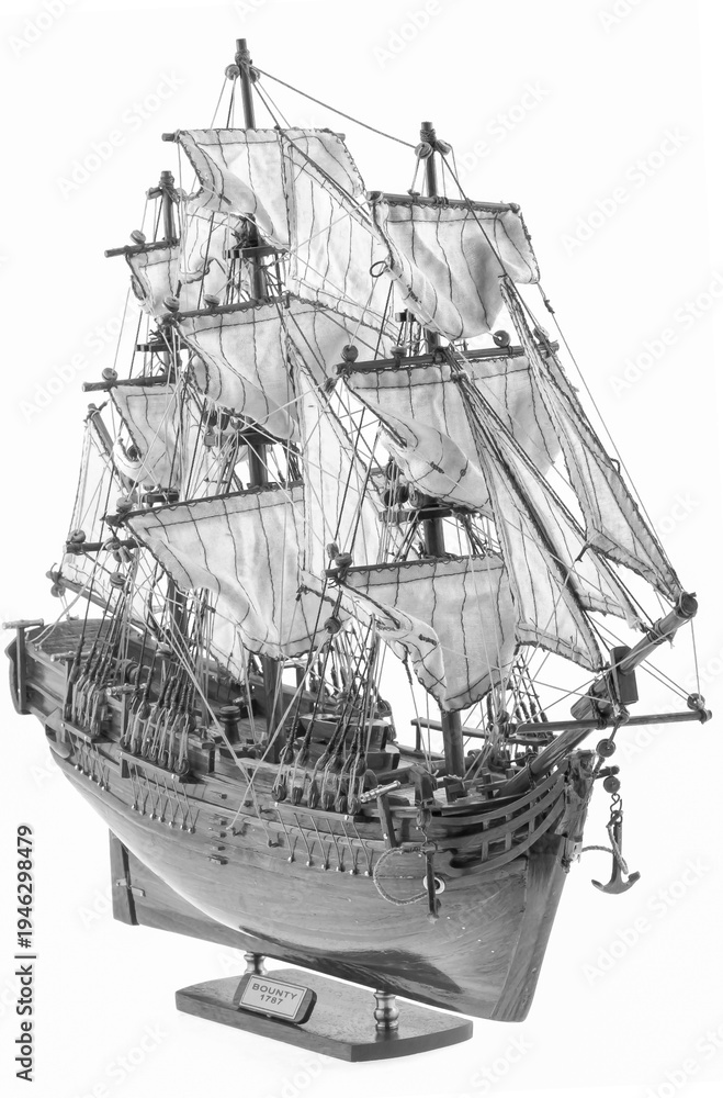 Naklejka premium Maquette du Bounty