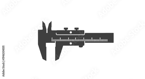 Vernier Caliper Precision Measuring Instrument.