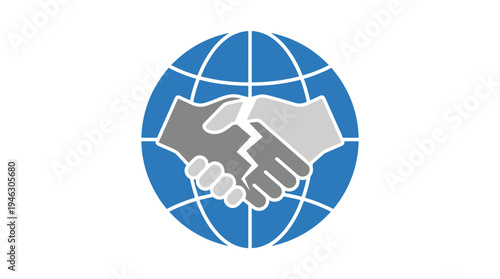 Broken Handshake Global Disagreement Symbol