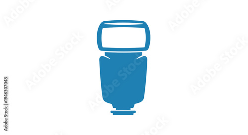 Simple Blue Electric Toaster Illustration Design.