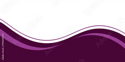 Curved Header and Footer Element,vector illustration