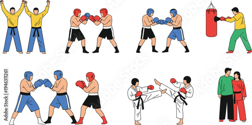 Vector collection of black clothing silhouettes including shirts pants hoodies dresses shorts and jackets isolated on white background for fashion design and apparel icons.