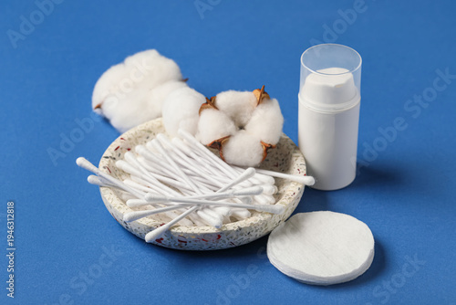 Cotton swabs with pads and ...
