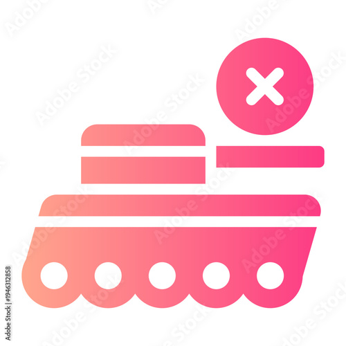 delete gradient icon