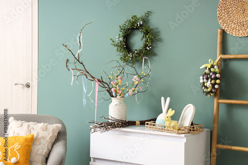 Interior of living room wit...