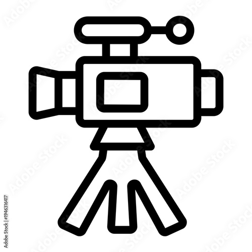 Video camera Line Icon