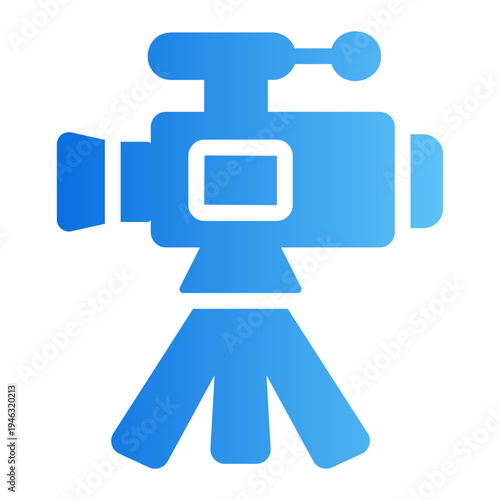 Video camera Line Gradient Icon