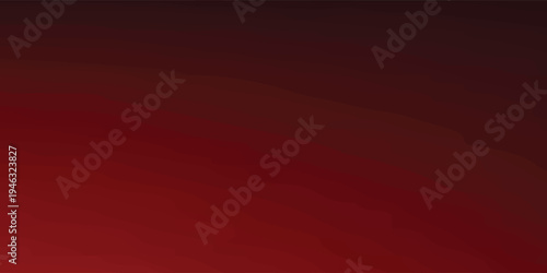 Sultry Dark red abstract gradient background design. Curling wave of red on dark red background. Dark red banner. Vector Illustration.