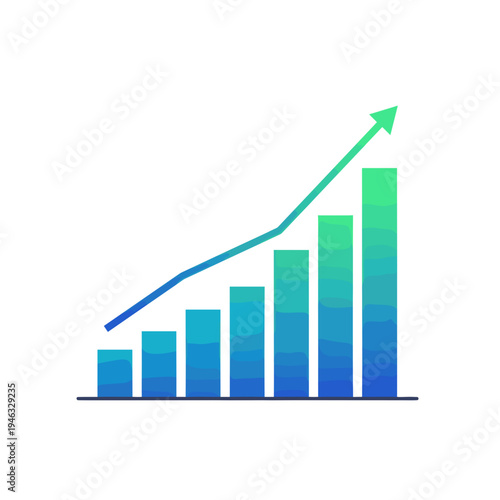 Abstract representation of growth with upward trending bars and vibrant colors Free Download Abstract representation of growth with upward trending bars and vibrant colors - GFXLoad