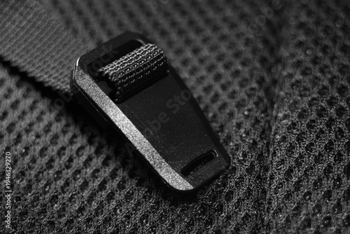 Macro shot of texture new water resistant bag