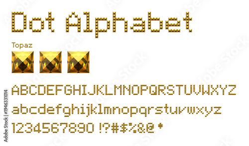 Dot Alphabet (Topaz)
