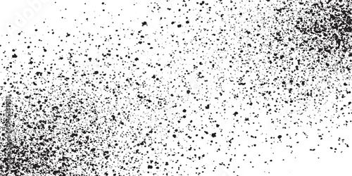 Grunge black and white scratch dust crack wall white dust texture of Subtle grain texture overlay.  Splatter Texture Grunge Abstract Background Design