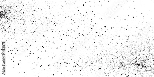 Grunge black and white scratch dust crack wall white dust texture of Subtle grain texture overlay.  Splatter Texture Grunge Abstract Background Design