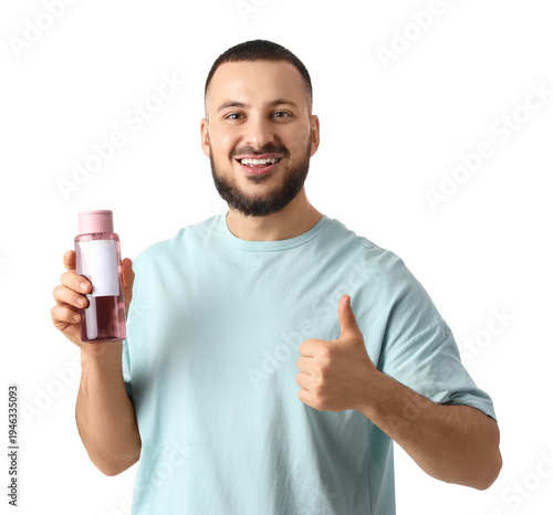 Handsome young happy man wi...