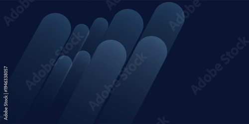 Stylish minimalist background showcasing sleek blue gradient shapes against a dark backdrop. Perfect for modern designs or technology-themed projects