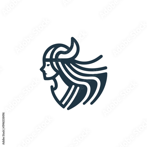 Viking Girl Logo