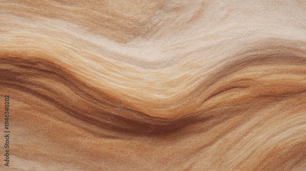 Obraz premium Abstract Natural Texture of Soft Beige and Brown Waves in Sandy Material for Background or Design Purposes