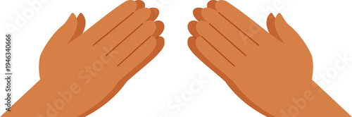 illustration of hands with greeting gestures. illustration hand greeting gestures. Shaking hands