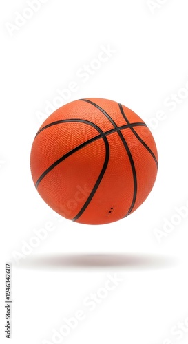 basketball ball on white background