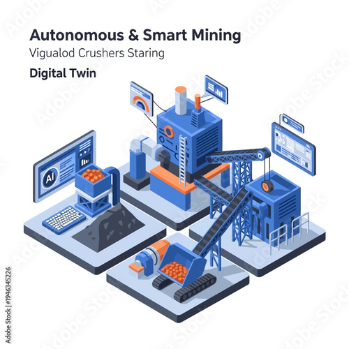 Autonomous and Smart Mining: Vidualod Crushers Staring Digital Twin Technology.