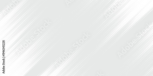 Dot white gray wave light technology texture background. Abstract big data digital  halftone