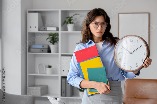 Young businesswoman with no...