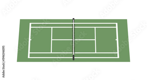 Tennis court image, photography, sport, competition, grass, outdoor, game, field, net, recreation