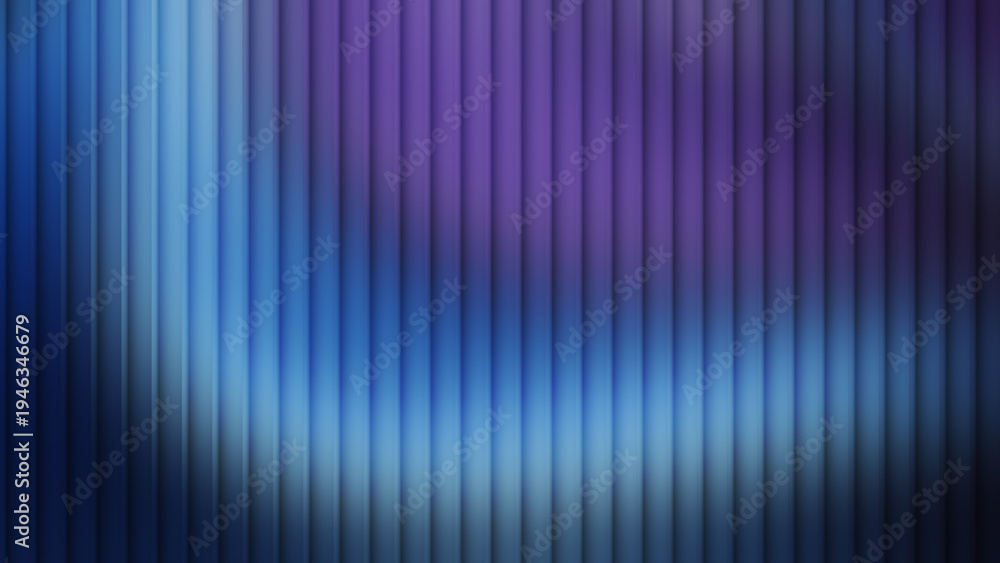 Obraz premium Mystic blue reeded glass texture with elegant subtle light diffusion. Designed for premium branding, clean web headers, and minimalist UI.