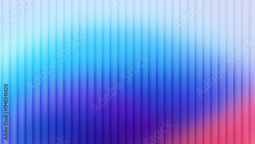 Blue horizon reeded glass texture with soft pink light diffusion. Great for clean tech designs and professional corporate web backgrounds.