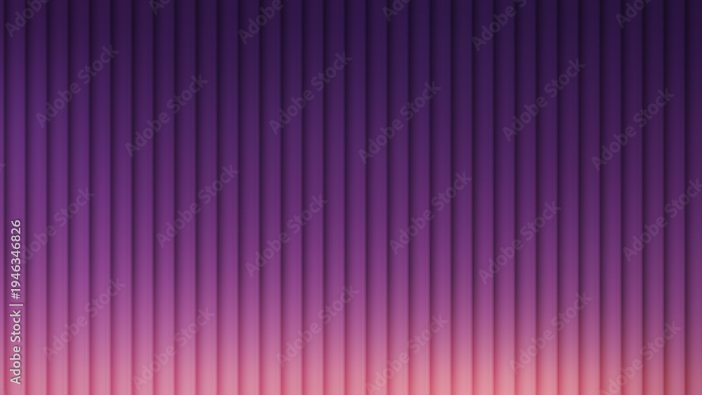 Obraz premium Deep plum reeded glass texture with elegant soft purple light diffusion. Great for clean tech designs and professional corporate web backgrounds.