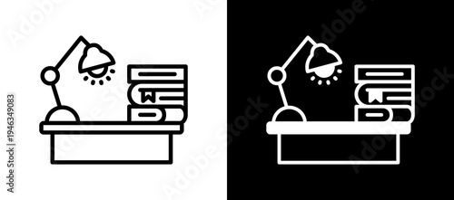 Interest Of Study whiteblack icon