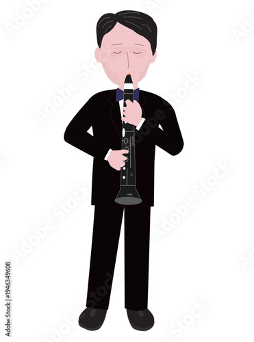 楽器を演奏しているミュージシャン。