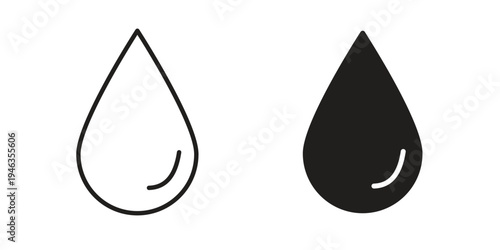 Drop icon. modern vector symbols set