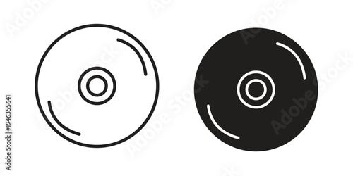 DVD icon. modern vector symbols set
