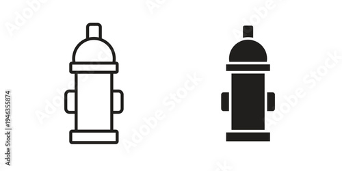Fire hydrant icon vector, Symbol, logo illustrations