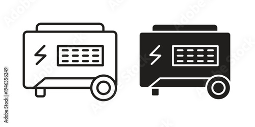 Generator icon. modern vector symbols set