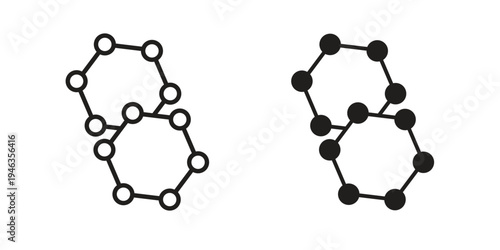 Graphene icon. modern vector symbols set