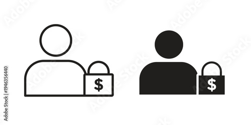 Guarantor icon. modern vector symbols set