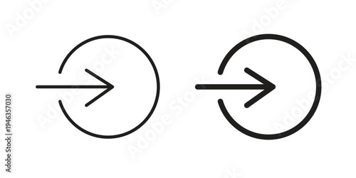 Inside icon. modern vector symbols set