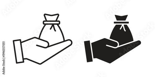 Inheritance law icon. modern vector symbols set