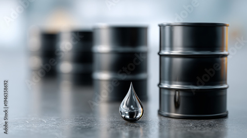 Oil Barrels and Droplet: A ...